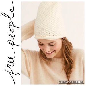 ❄️Free People Dreamland Knit Beanie {Ivory} One sz